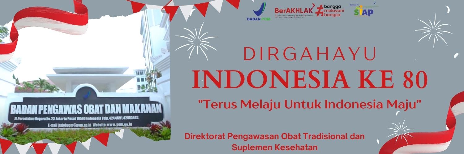 Dirgahayu Indonesia ke 80