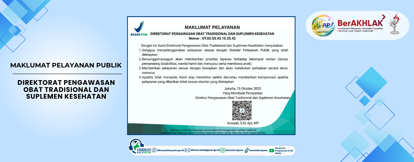 Maklumat Pelayanan Tahun 2026